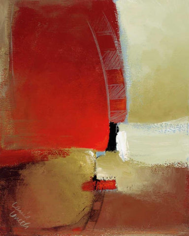 Canyon Light I Black Ornate Wood Framed Art Print with Double Matting by Loreth, Lanie