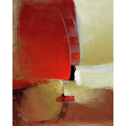 Canyon Light I Black Modern Wood Framed Art Print with Double Matting by Loreth, Lanie