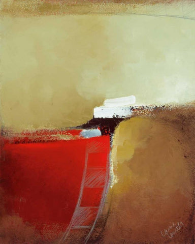 Canyon Light II Black Ornate Wood Framed Art Print with Double Matting by Loreth, Lanie