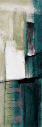 Night in the City I Black Ornate Wood Framed Art Print with Double Matting by Loreth, Lanie