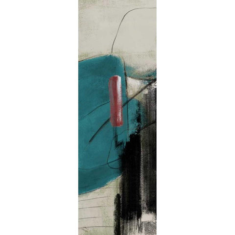 Night in the City II White Modern Wood Framed Art Print by Loreth, Lanie