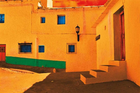 Las Alpujarras Spain Black Ornate Wood Framed Art Print with Double Matting by Mabat, Ynon