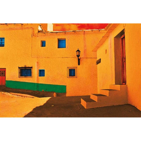 Las Alpujarras Spain Black Modern Wood Framed Art Print with Double Matting by Mabat, Ynon