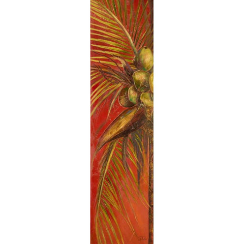 Mis Cocos I Black Modern Wood Framed Art Print by Pinto, Patricia