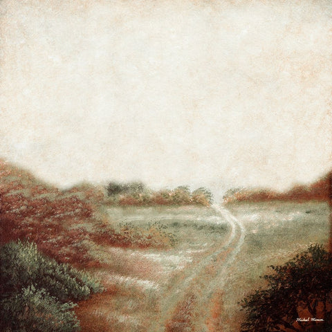 Ethereal Field Black Ornate Wood Framed Art Print with Double Matting by Marcon, Michael