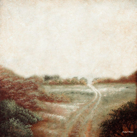 Ethereal Field Gold Ornate Wood Framed Art Print with Double Matting by Marcon, Michael