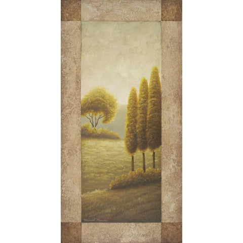 Beyond Elgin II Black Modern Wood Framed Art Print with Double Matting by Marcon, Michael