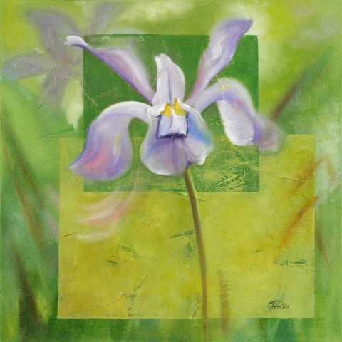 Cool Garden III Black Modern Wood Framed Art Print by Pinto, Patricia