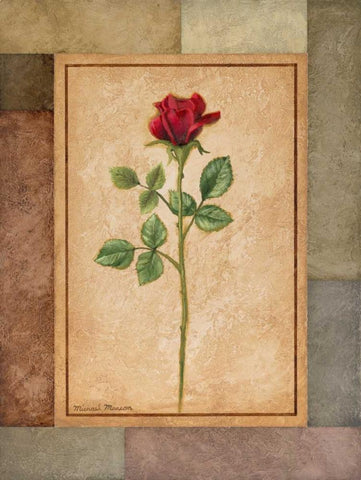 Changing Colors I Black Ornate Wood Framed Art Print with Double Matting by Marcon, Michael