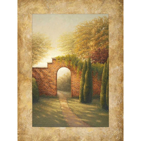 Autumn Light II Black Modern Wood Framed Art Print by Marcon, Michael
