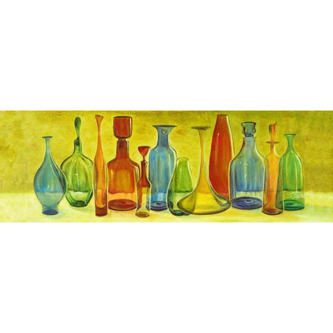 Murano Glass I Black Modern Wood Framed Art Print by Pinto, Patricia