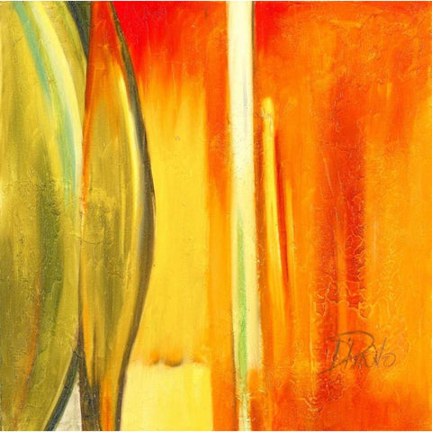 Color Glasses I White Modern Wood Framed Art Print by Pinto, Patricia