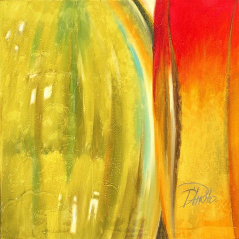 Color Glasses II Black Modern Wood Framed Art Print with Double Matting by Pinto, Patricia