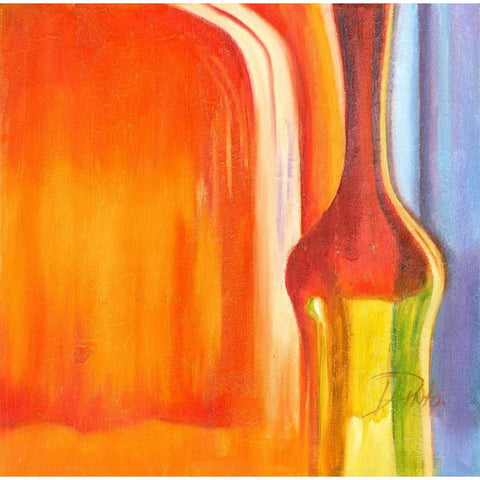 Color Glasses V White Modern Wood Framed Art Print by Pinto, Patricia