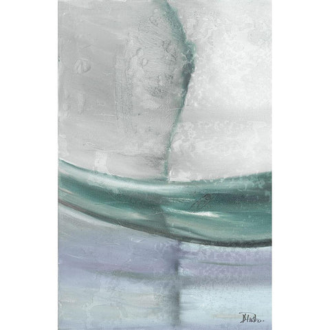 Glass Abstract I White Modern Wood Framed Art Print by Pinto, Patricia