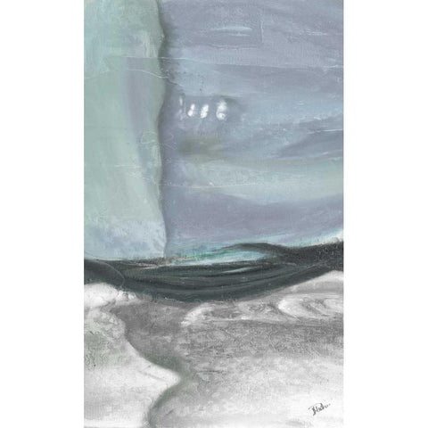 Glass Abstract II White Modern Wood Framed Art Print by Pinto, Patricia