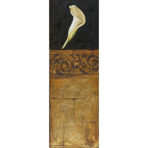 The Perfect Touch I White Modern Wood Framed Art Print by Pinto, Patricia