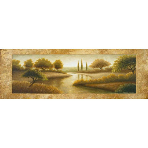 Rockford II Black Modern Wood Framed Art Print by Marcon, Michael