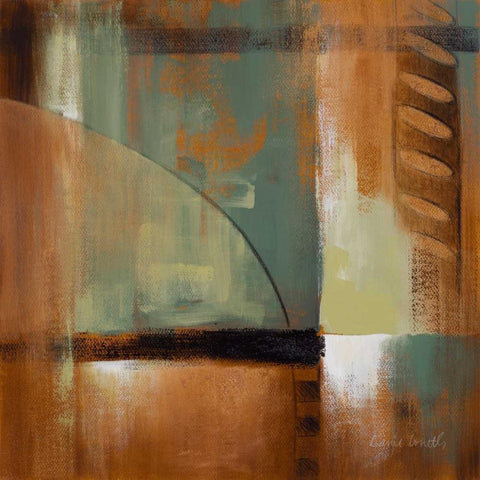 Summer Soiree III Gold Ornate Wood Framed Art Print with Double Matting by Loreth, Lanie