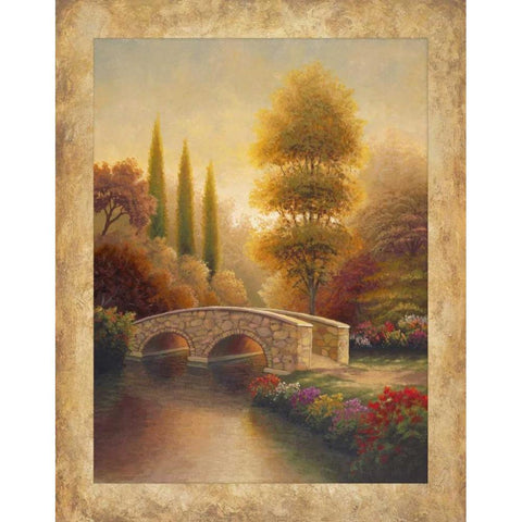Into Viola Gold Ornate Wood Framed Art Print with Double Matting by Marcon, Michael