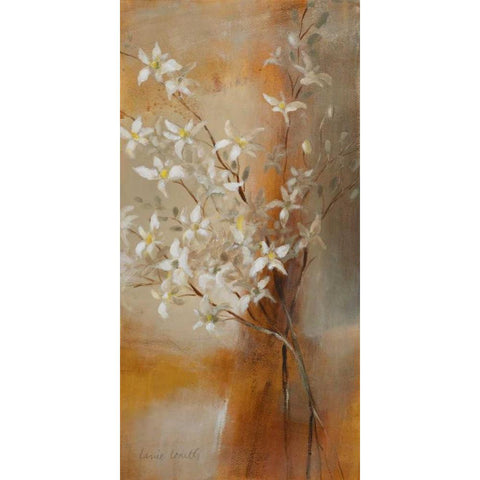 Misty Orchids II Gold Ornate Wood Framed Art Print with Double Matting by Loreth, Lanie