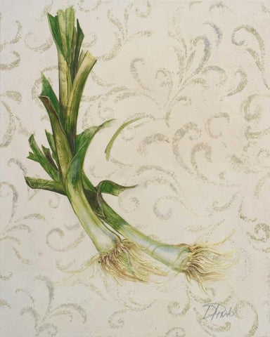Botanica II Black Ornate Wood Framed Art Print with Double Matting by Pinto, Patricia