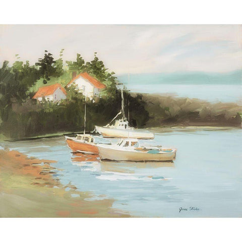 Sail Boats Black Modern Wood Framed Art Print with Double Matting by Slivka, Jane