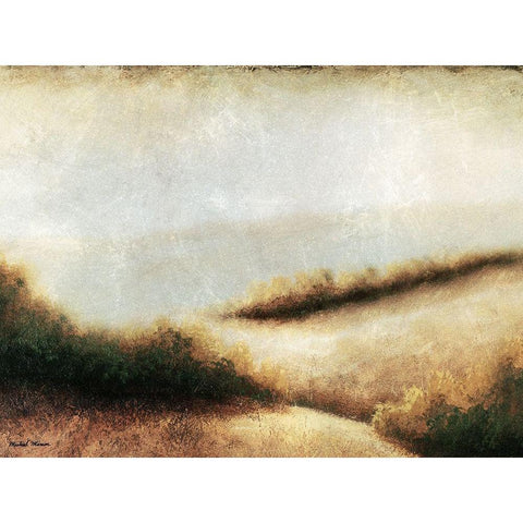 Iowa Endless Black Modern Wood Framed Art Print with Double Matting by Marcon, Michael