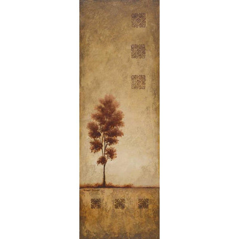 Chippewa Tree I Black Modern Wood Framed Art Print by Marcon, Michael