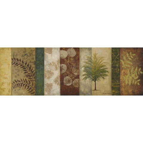 October Changes II Black Modern Wood Framed Art Print by Marcon, Michael