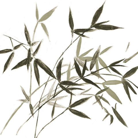 Harmonious I Black Ornate Wood Framed Art Print with Double Matting by Pinto, Patricia