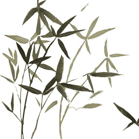 Harmonious II Black Ornate Wood Framed Art Print with Double Matting by Pinto, Patricia