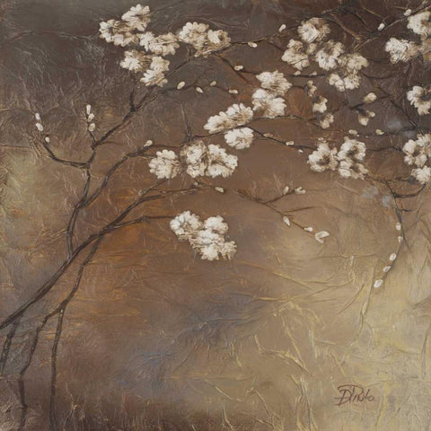 Glamorous II White Modern Wood Framed Art Print with Double Matting by Pinto, Patricia