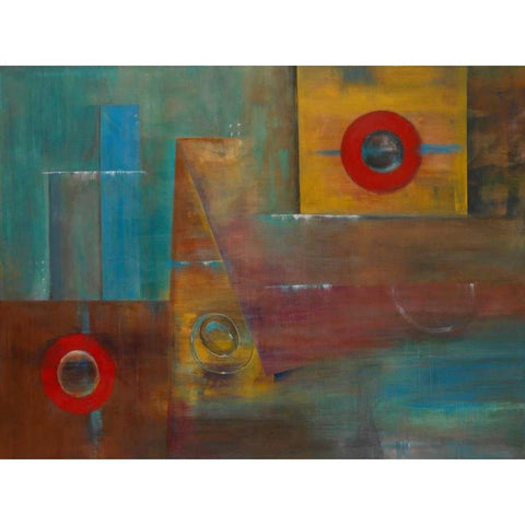 Satori I Black Modern Wood Framed Art Print by Vargas, Iris