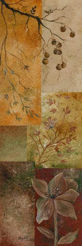 Overlapping Squares II White Modern Wood Framed Art Print with Double Matting by Londono, Elizabeth