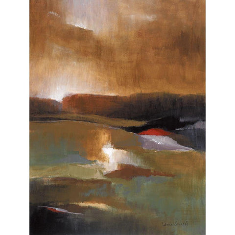 Countryside Journey 1 Gold Ornate Wood Framed Art Print with Double Matting by Loreth, Lanie