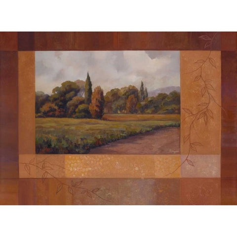 Changing Seasons II Gold Ornate Wood Framed Art Print with Double Matting by Rhyan, Vivien