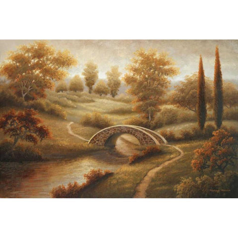 Caryville Black Modern Wood Framed Art Print by Marcon, Michael