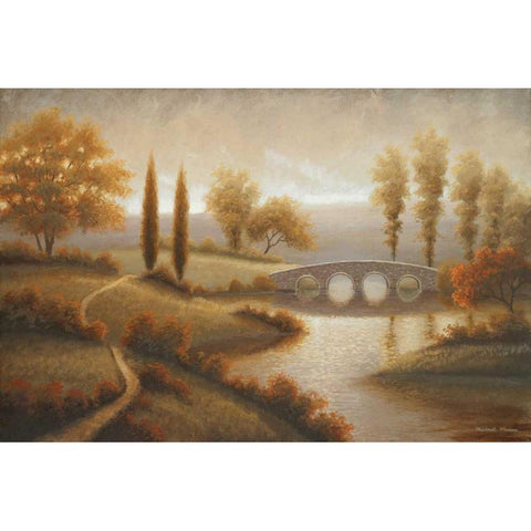 Wishing for July Black Modern Wood Framed Art Print by Marcon, Michael