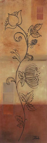 Nice Illustration I White Modern Wood Framed Art Print with Double Matting by Pinto, Patricia