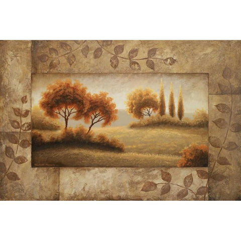 Luminous Vistas I White Modern Wood Framed Art Print by Marcon, Michael