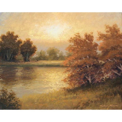 Rosemar Glow Black Modern Wood Framed Art Print by Marcon, Michael