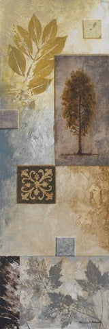 Nature in the Abstract II Black Ornate Wood Framed Art Print with Double Matting by Marcon, Michael