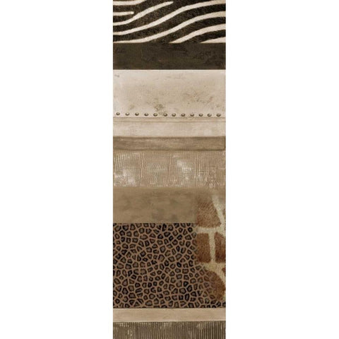 Africa I Black Modern Wood Framed Art Print by Pinto, Patricia