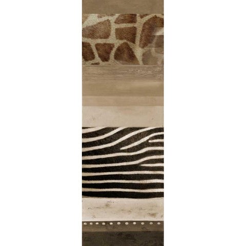 Africa II Black Modern Wood Framed Art Print by Pinto, Patricia