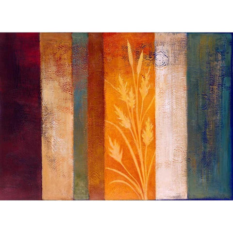 Spice II Gold Ornate Wood Framed Art Print with Double Matting by Rhyan, Vivien