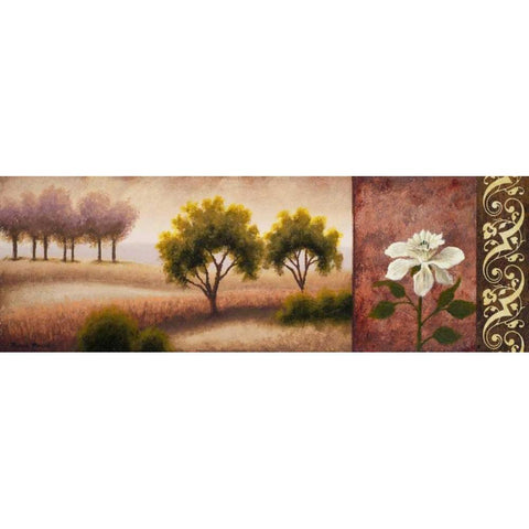 Jarvis I Black Modern Wood Framed Art Print with Double Matting by Marcon, Michael