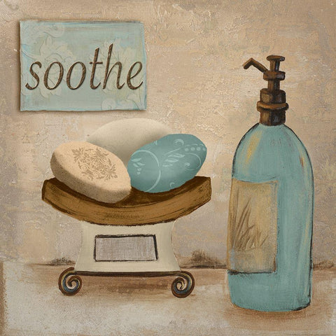 Soothe White Modern Wood Framed Art Print by Hakimipour-Ritter