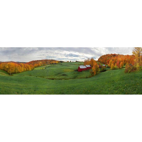 Jenne Farm White Modern Wood Framed Art Print by Lake, Shelley