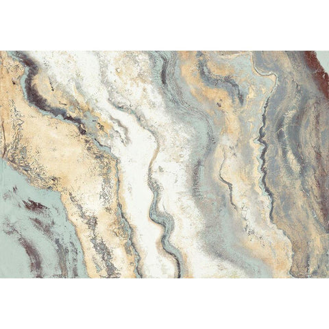 Cool Flow II White Modern Wood Framed Art Print by Pinto, Patricia